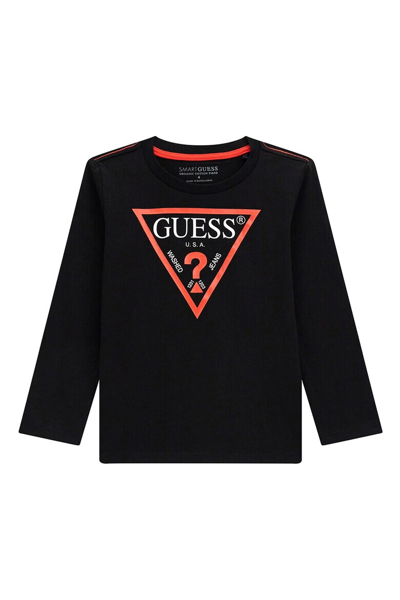 GUESS KIDS GUESS Bluza de bumbac organic cu imprimeu logo - Pled.ro