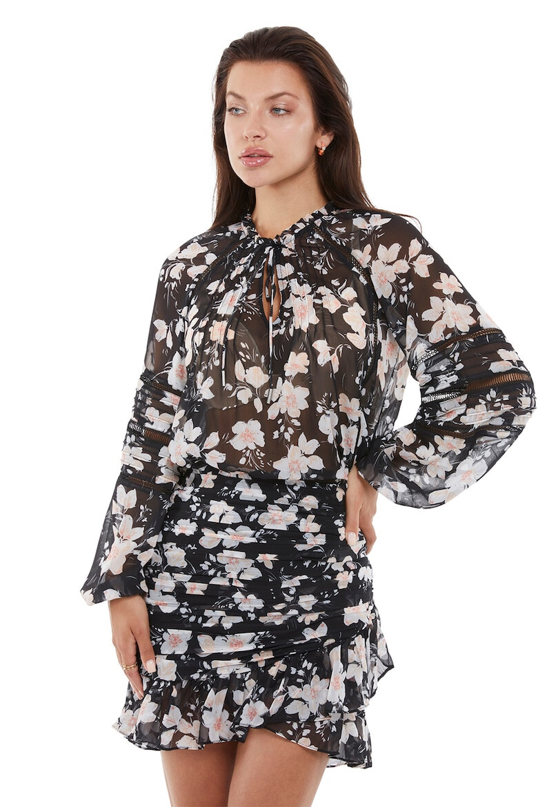 GUESS Bluza de sifon cu model floral - Pled.ro