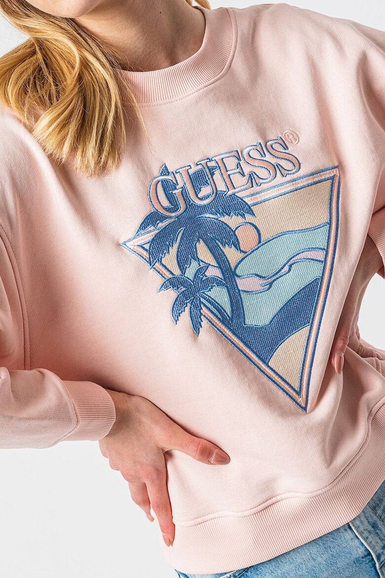 GUESS Bluza de trening cu broderie logo - Pled.ro