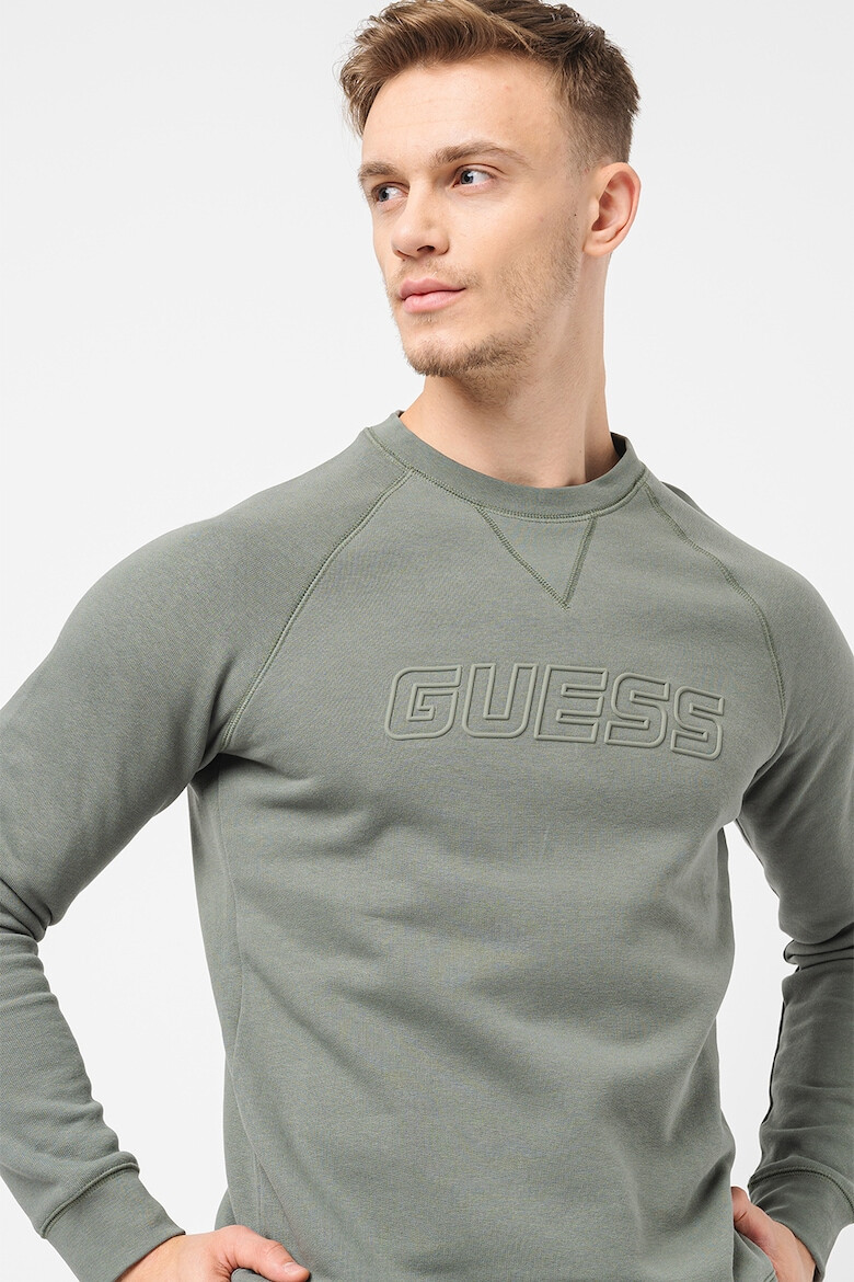 GUESS Bluza de trening cu decolteu la baza gatului pentru fitness - Pled.ro