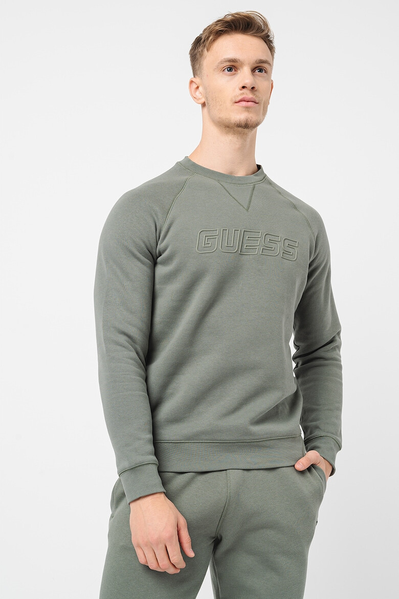 GUESS Bluza de trening cu decolteu la baza gatului pentru fitness - Pled.ro