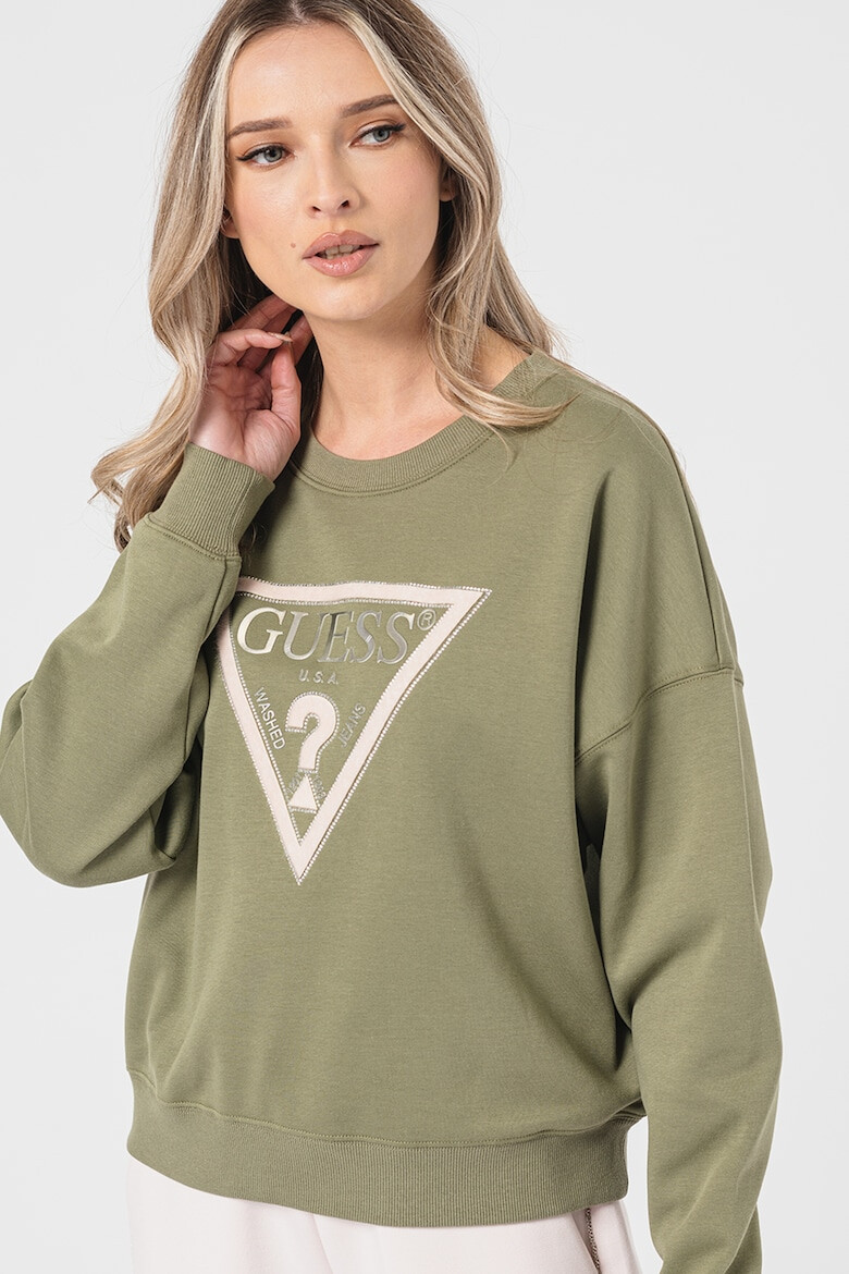 GUESS Bluza de trening cu imprimeu logo - Pled.ro