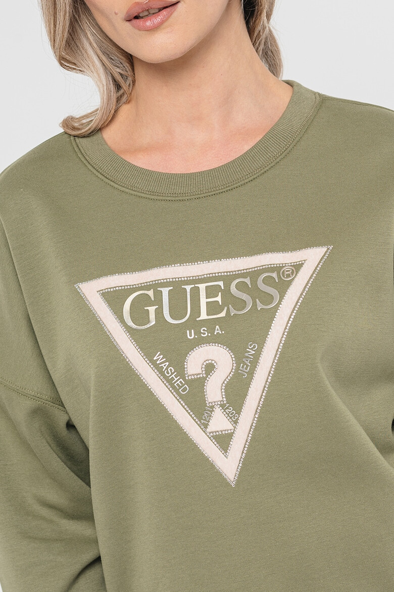 GUESS Bluza de trening cu imprimeu logo - Pled.ro