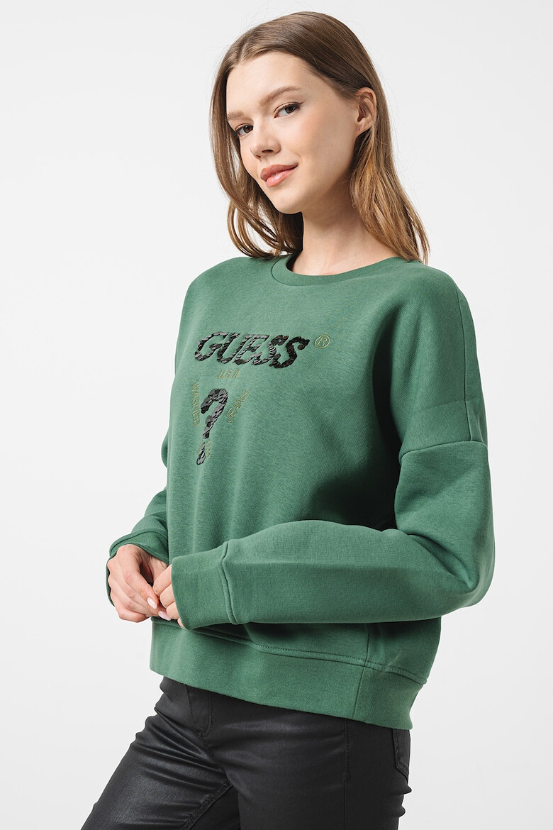 GUESS Bluza de trening cu logo cu paiete - Pled.ro