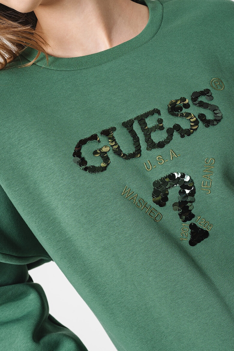 GUESS Bluza de trening cu logo cu paiete - Pled.ro