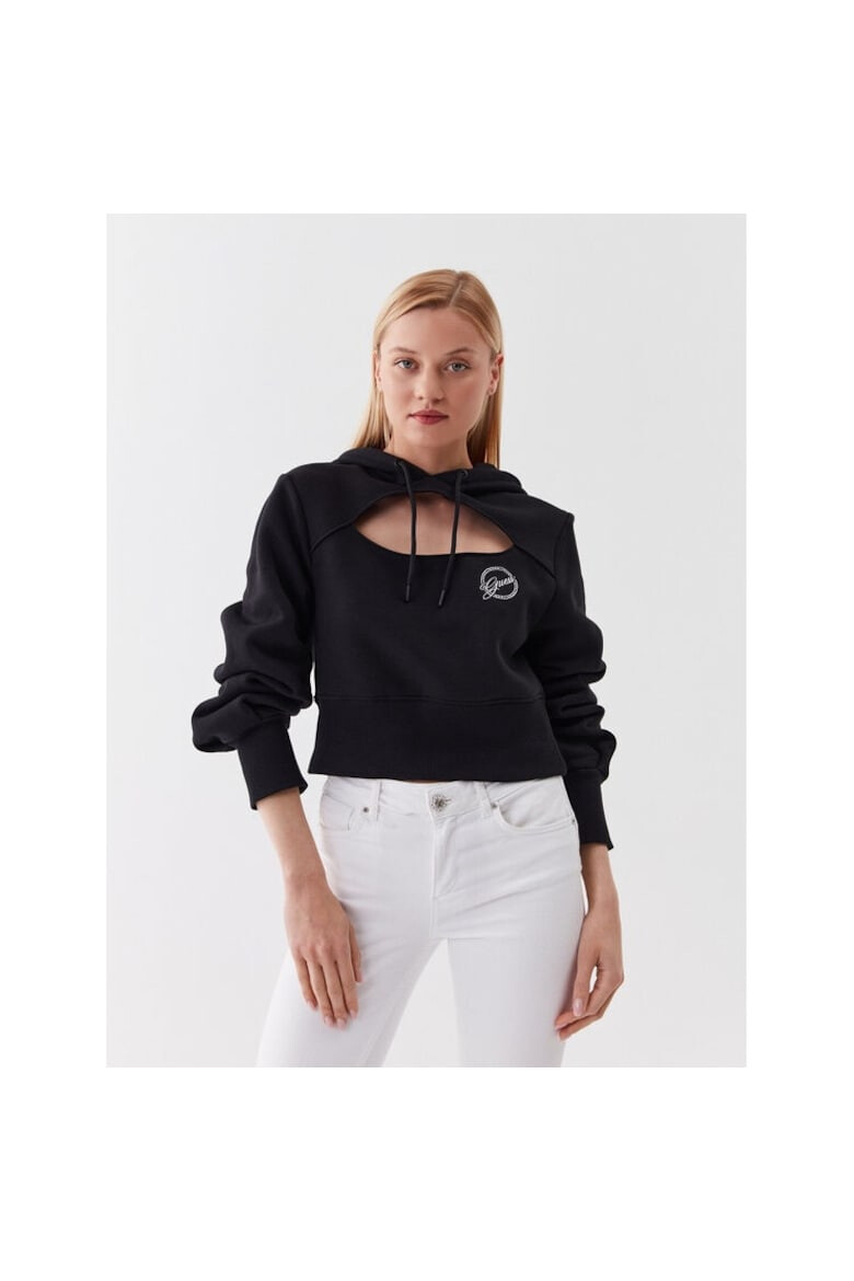 GUESS Bluza de trening dama 881161 Negru Bumbac - Pled.ro