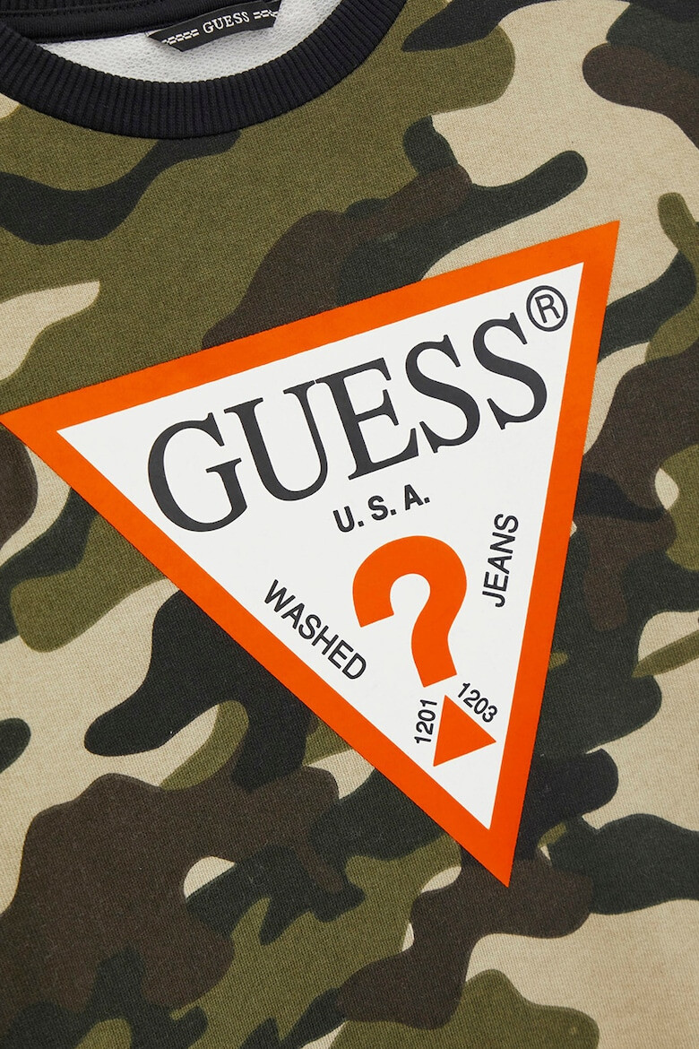 GUESS KIDS GUESS Bluza de trening de bumbac cu logo - Pled.ro