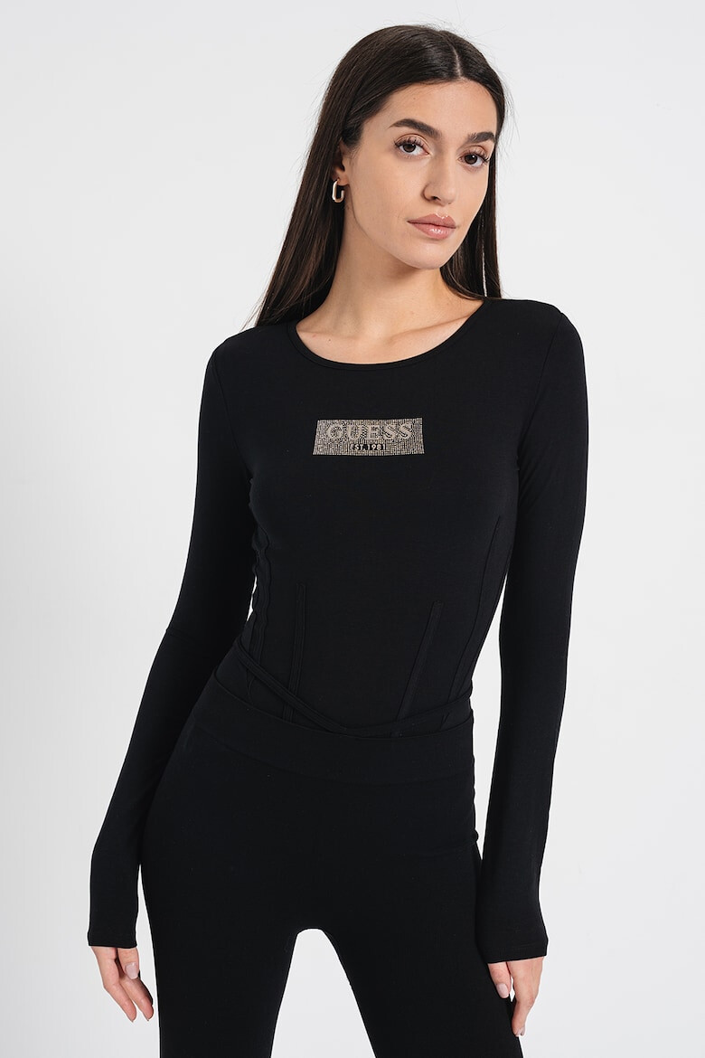 GUESS Body slim fit cu imprimeu logo - Pled.ro