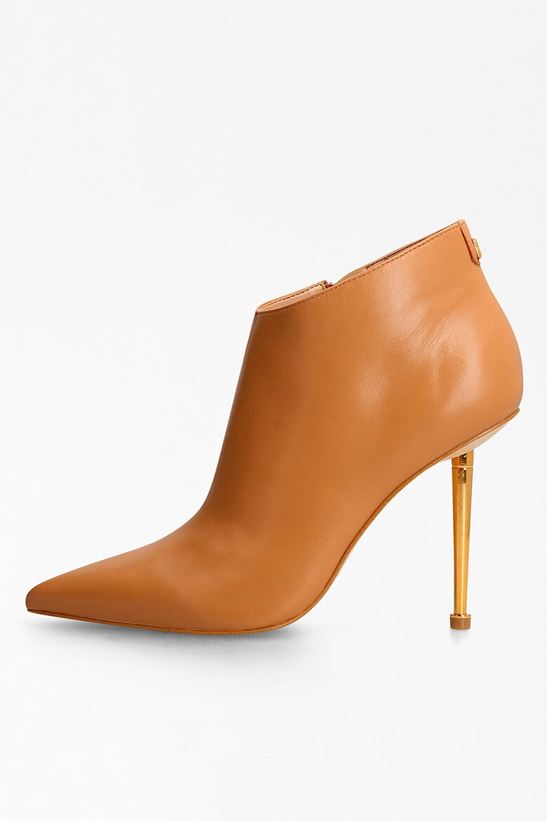 Guess Botine de piele cu varf ascutit - Pled.ro