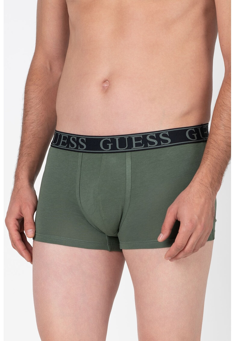 Guess Boxeri cu banda elastica cu logo - Pled.ro