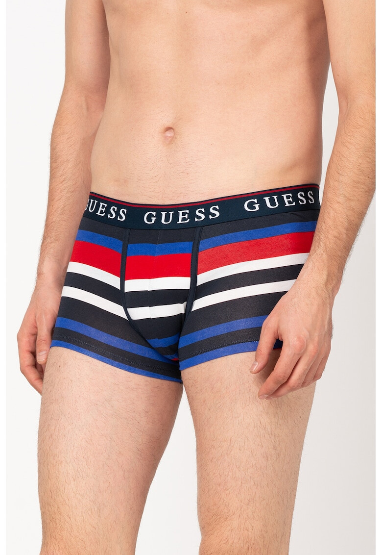 Guess Boxeri cu banda elastica in talie cu logo - Pled.ro