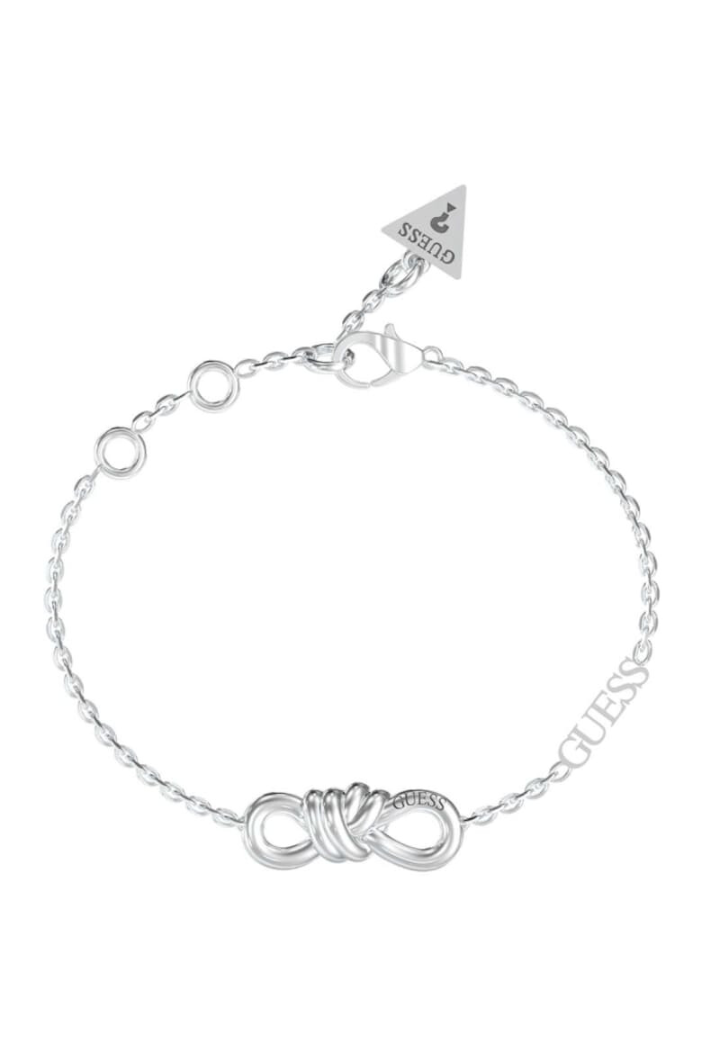 GUESS Bratara Modern Love cu infinit JUBB04011JWRH-L Argintiu - Pled.ro