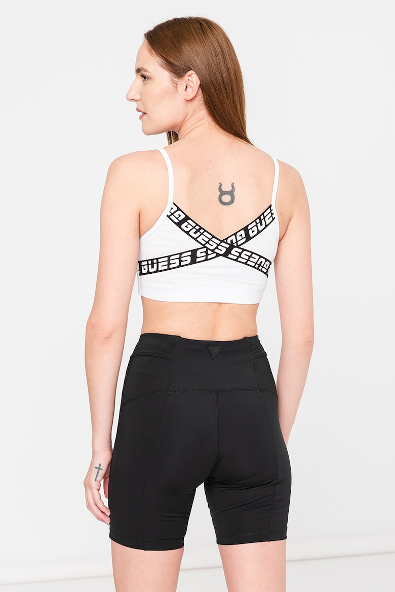 Guess Bustiera cu benzi logo pentru fitness - Pled.ro