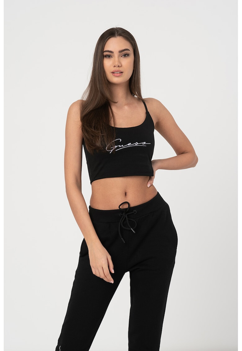 Guess Bustiera cu imprimeu logo pentru fitness Dolly - Pled.ro