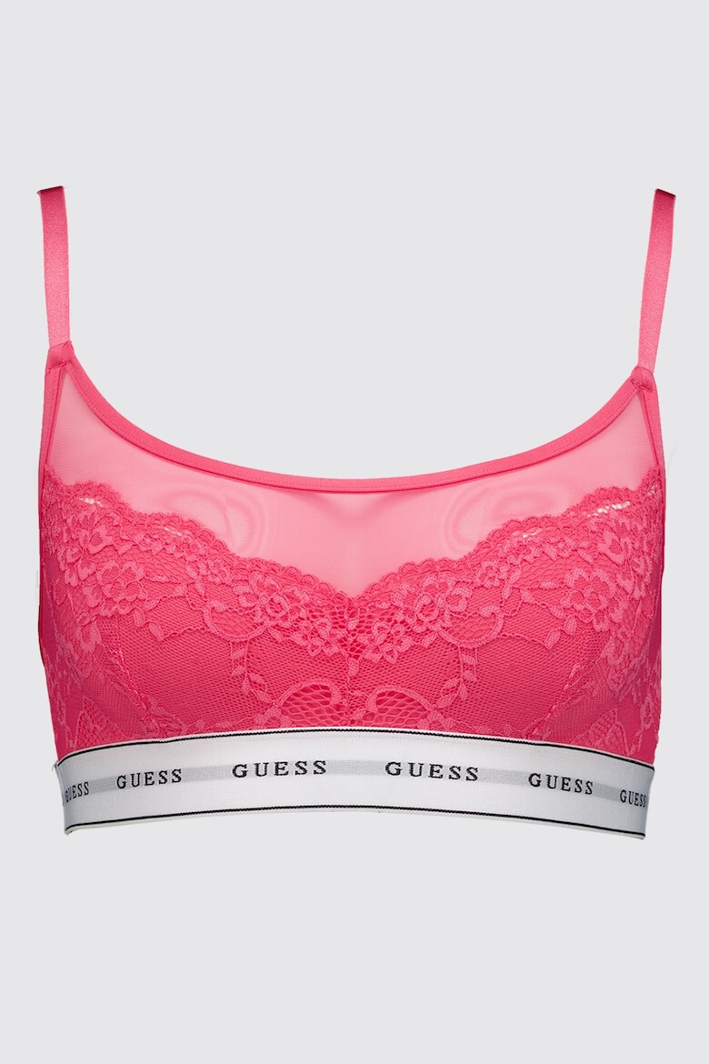 GUESS Bustiera de dantela cu bretele ajustabile - Pled.ro