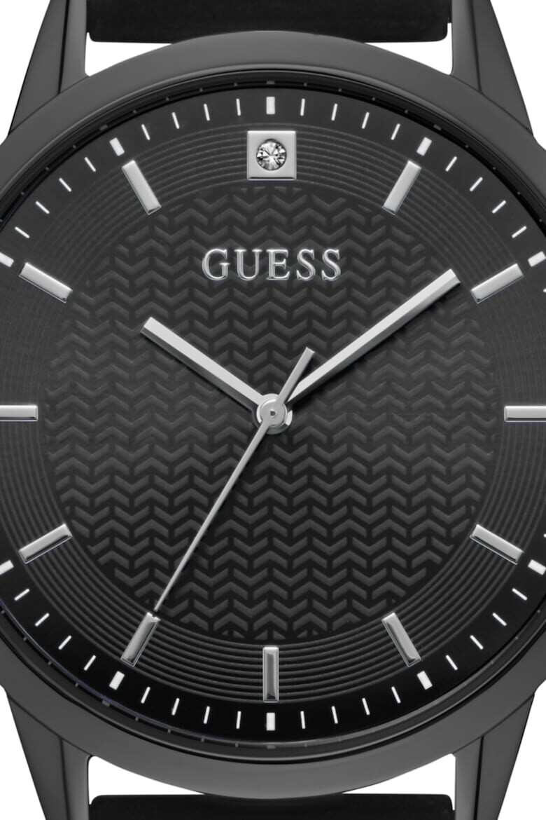 GUESS Ceas cu o curea de silicon si logo pe cadran - Pled.ro