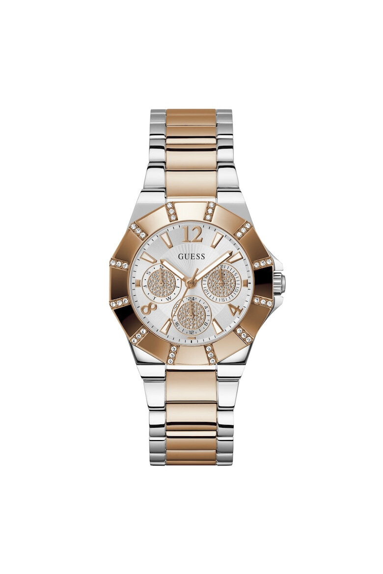 GUESS Ceas de mana pentru femei Sunray GW0616L3 Quartz cadran argintiu rezistenta apa 3 ATM 36mm - Pled.ro