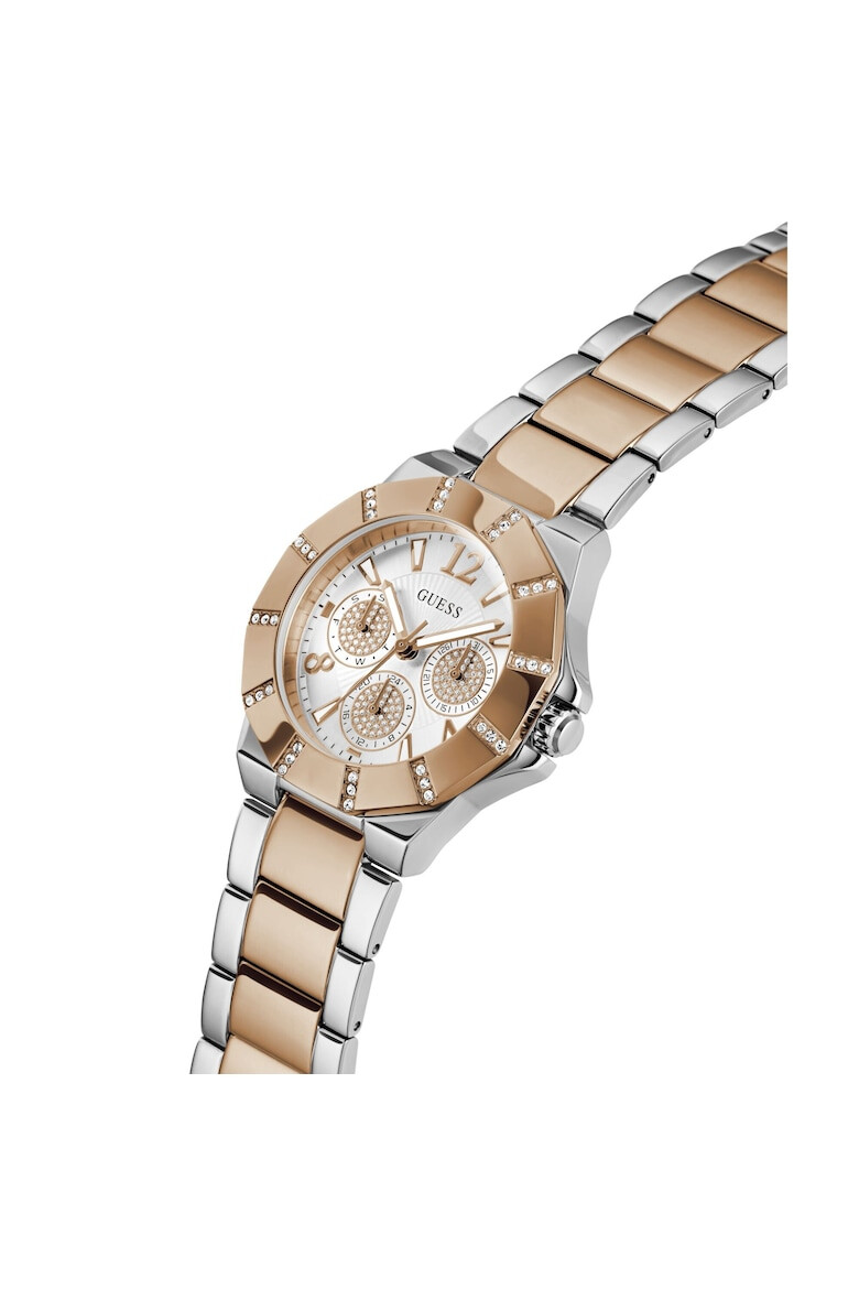 GUESS Ceas de mana pentru femei Sunray GW0616L3 Quartz cadran argintiu rezistenta apa 3 ATM 36mm - Pled.ro