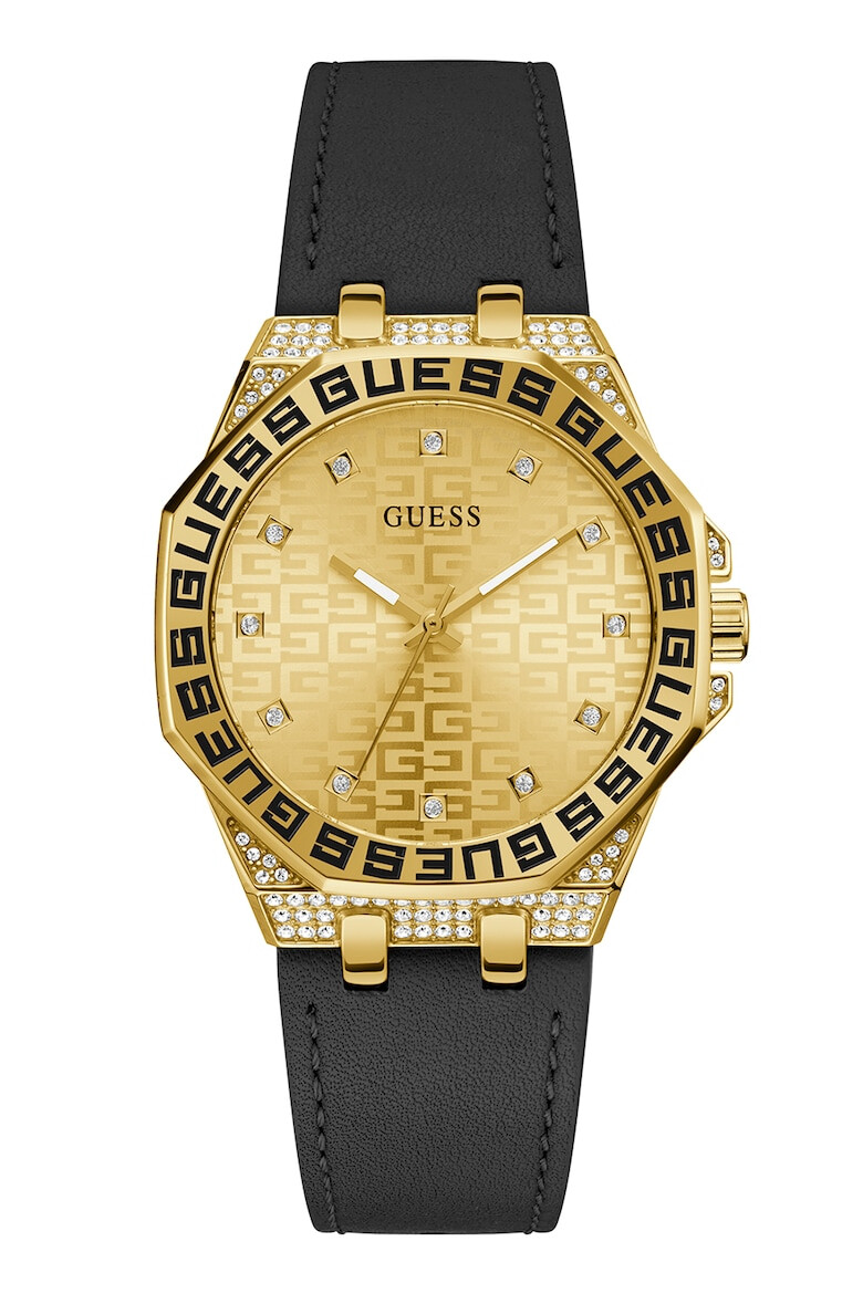 GUESS Ceas quartz cu o curea de piele - Pled.ro