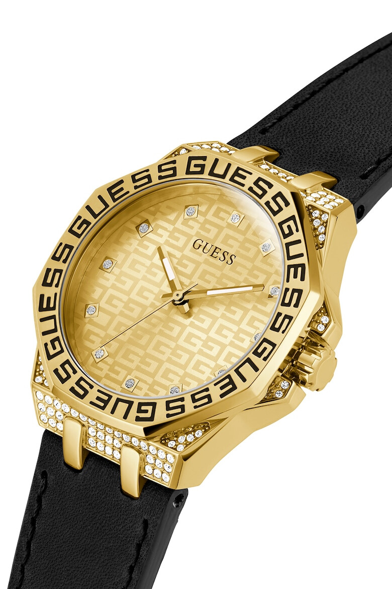 GUESS Ceas quartz cu o curea de piele - Pled.ro