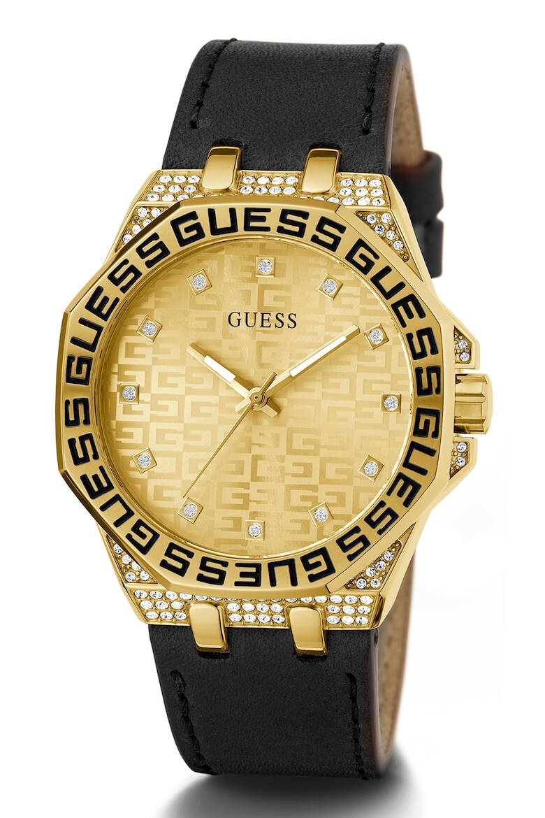 GUESS Ceas quartz cu o curea de piele - Pled.ro