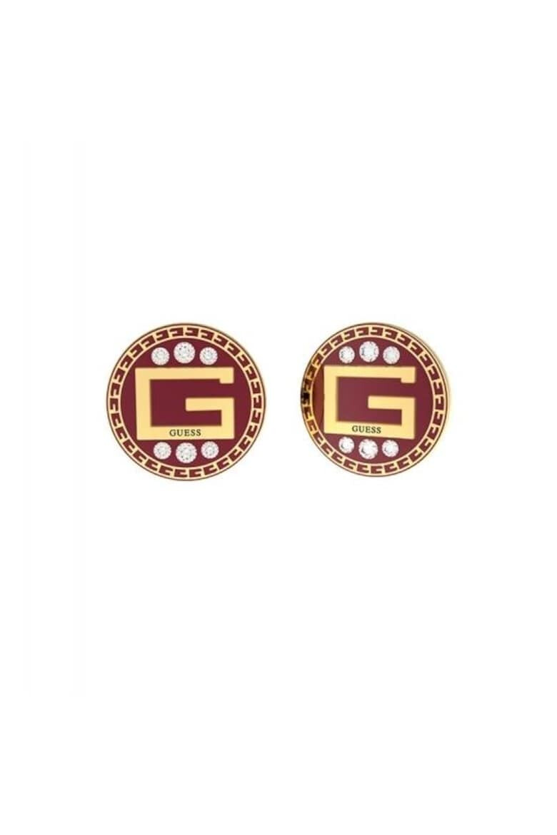 GUESS Cercei G Solitaire stud JUBE01028JWYGBGT-U Auriu Rosu - Pled.ro