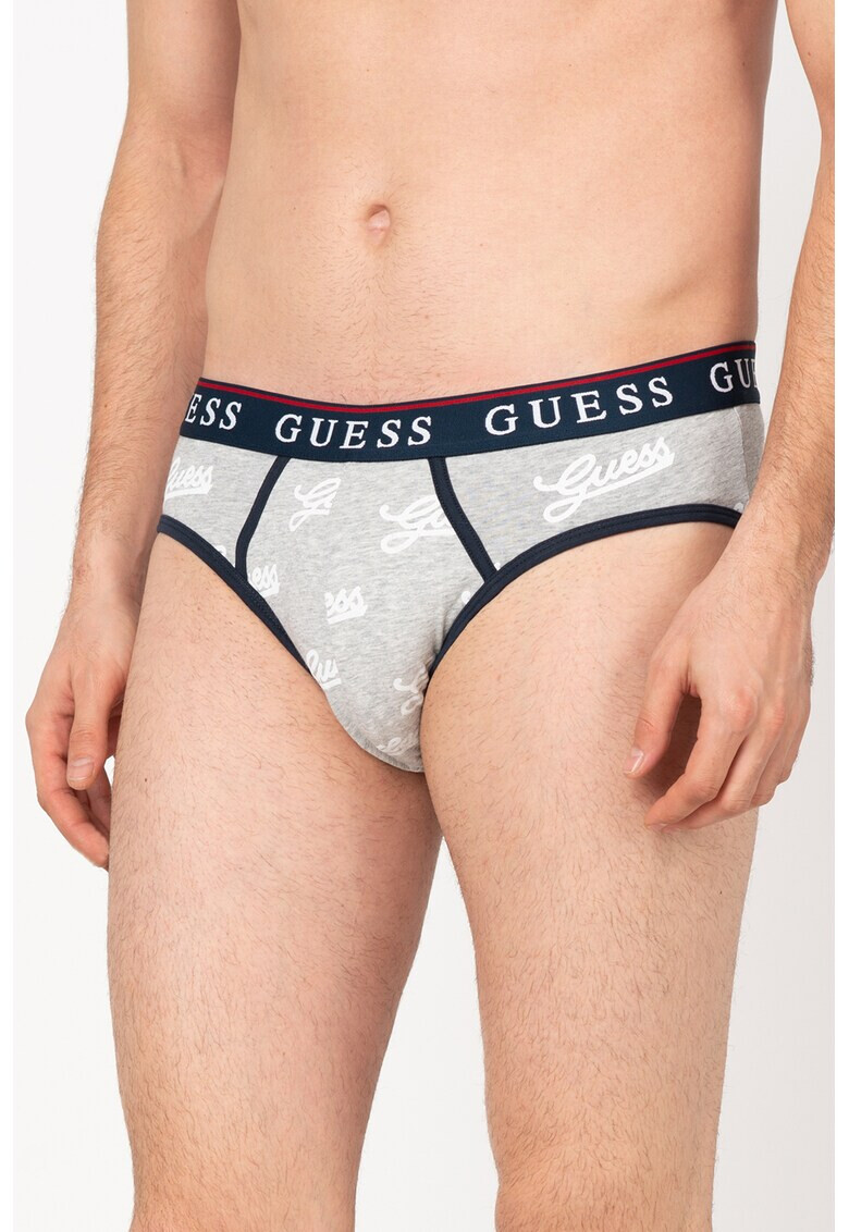 Guess Chiloti cu banda elastica in talie cu logo - Pled.ro