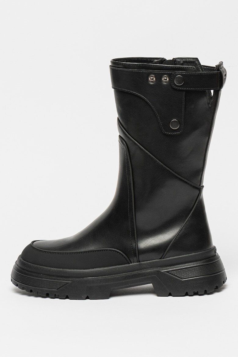 GUESS Cizme mid-calf de piele ecologica Pamelon - Pled.ro