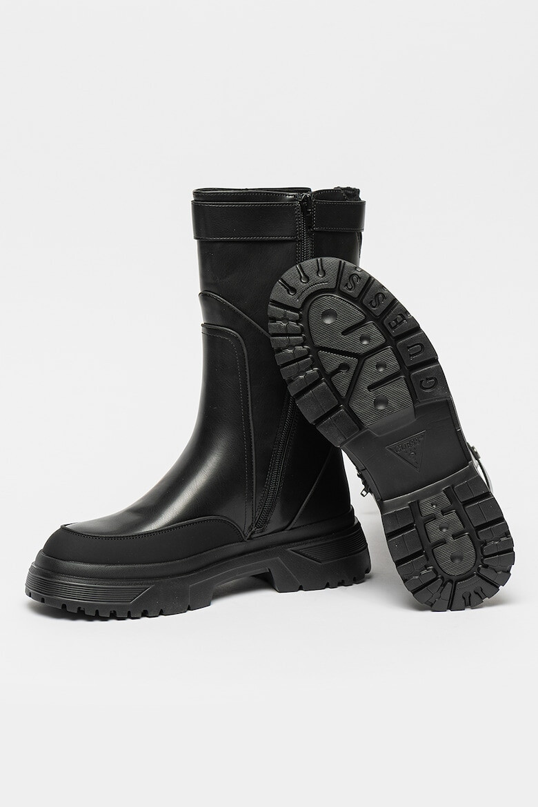 GUESS Cizme mid-calf de piele ecologica Pamelon - Pled.ro