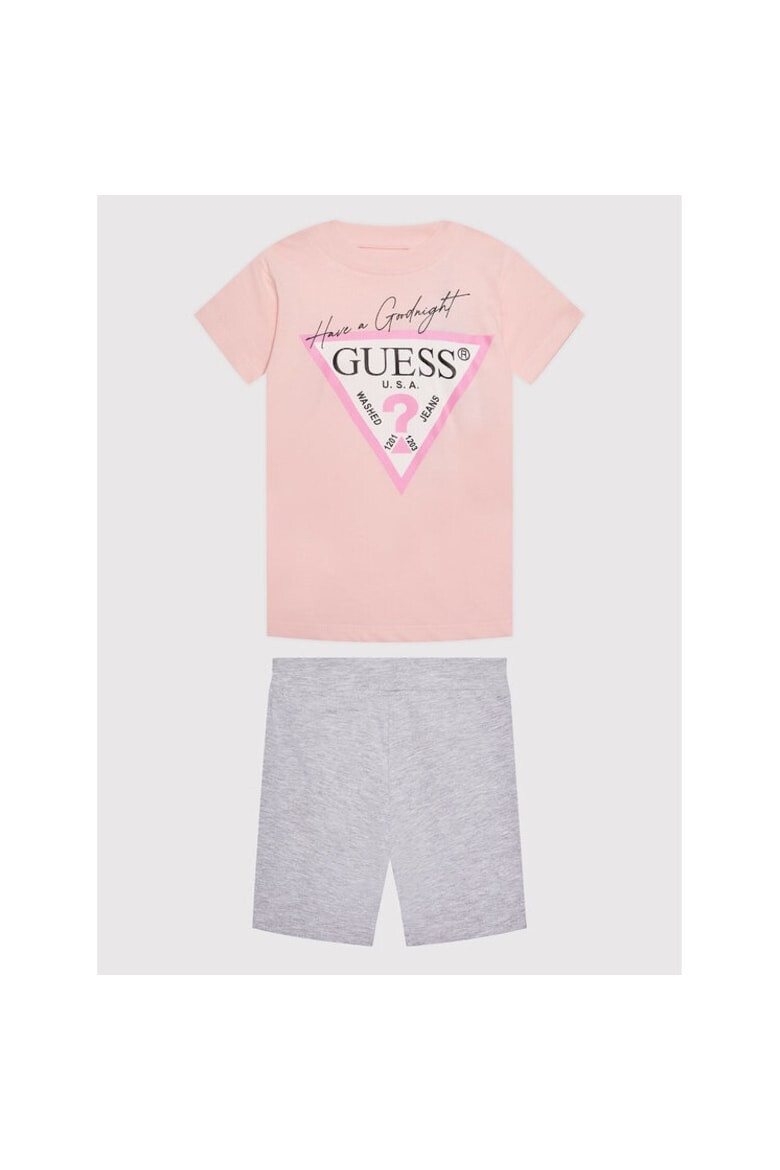 GUESS Compleu copii 662993 Roz/Gri Bumbac - Pled.ro