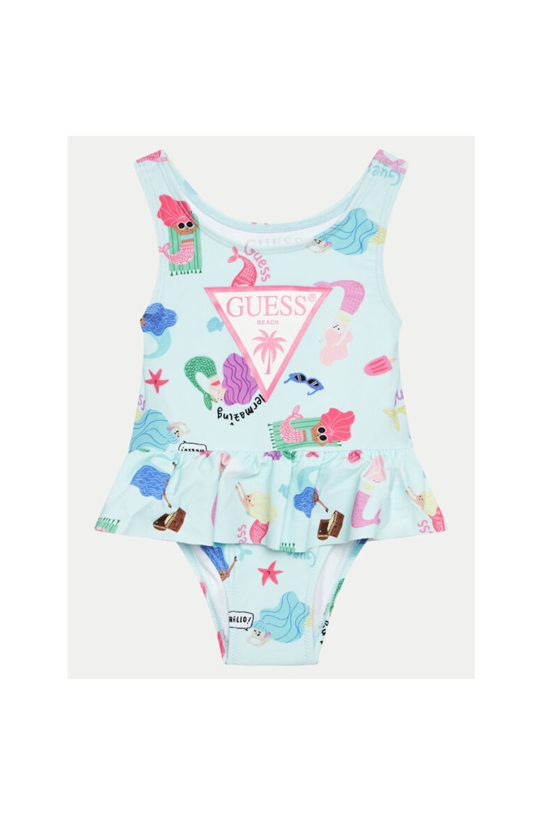 GUESS Costum de baie copii 511449 Turcoaz Poliamida - Pled.ro