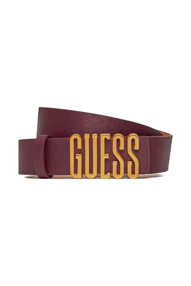 GUESS Curea dama 303023 Piele ecologica Visiniu - Pled.ro