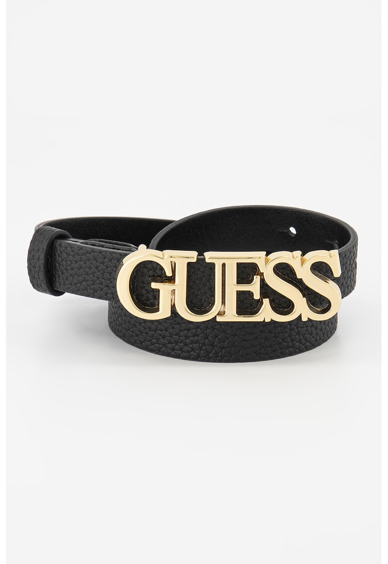 Guess Curea de piele ecologica cu aspect texturat Downtown - Pled.ro