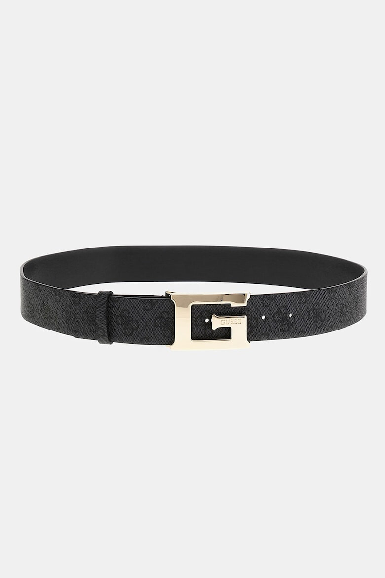 GUESS Curea de piele ecologica cu logo Meridian - Pled.ro