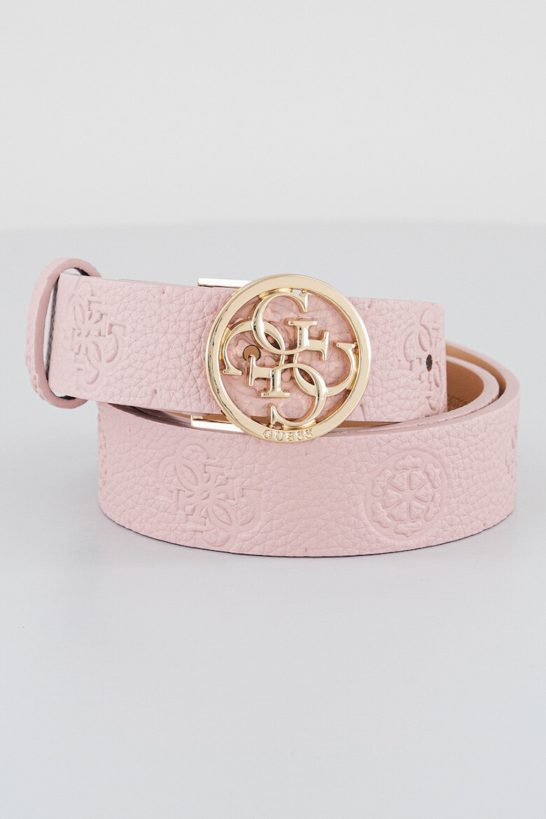 Guess Curea de piele ecologica cu logo stantat - Pled.ro