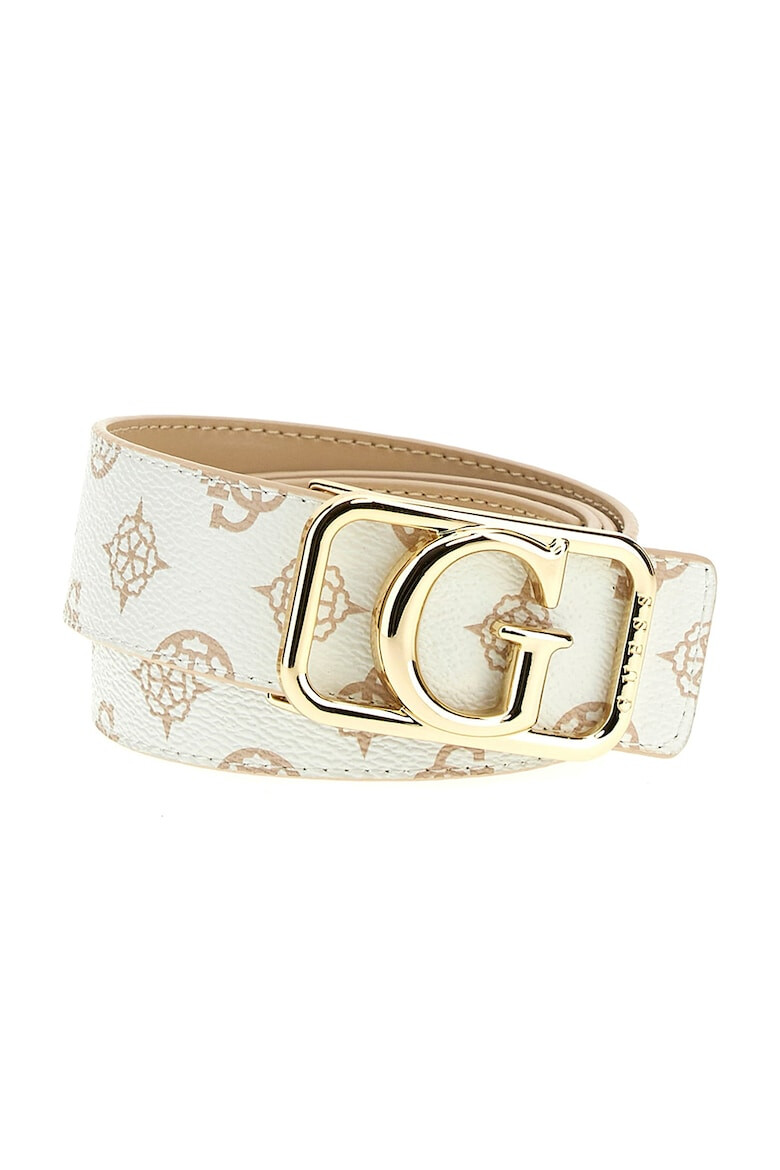 GUESS Curea de piele ecologica cu model - Pled.ro