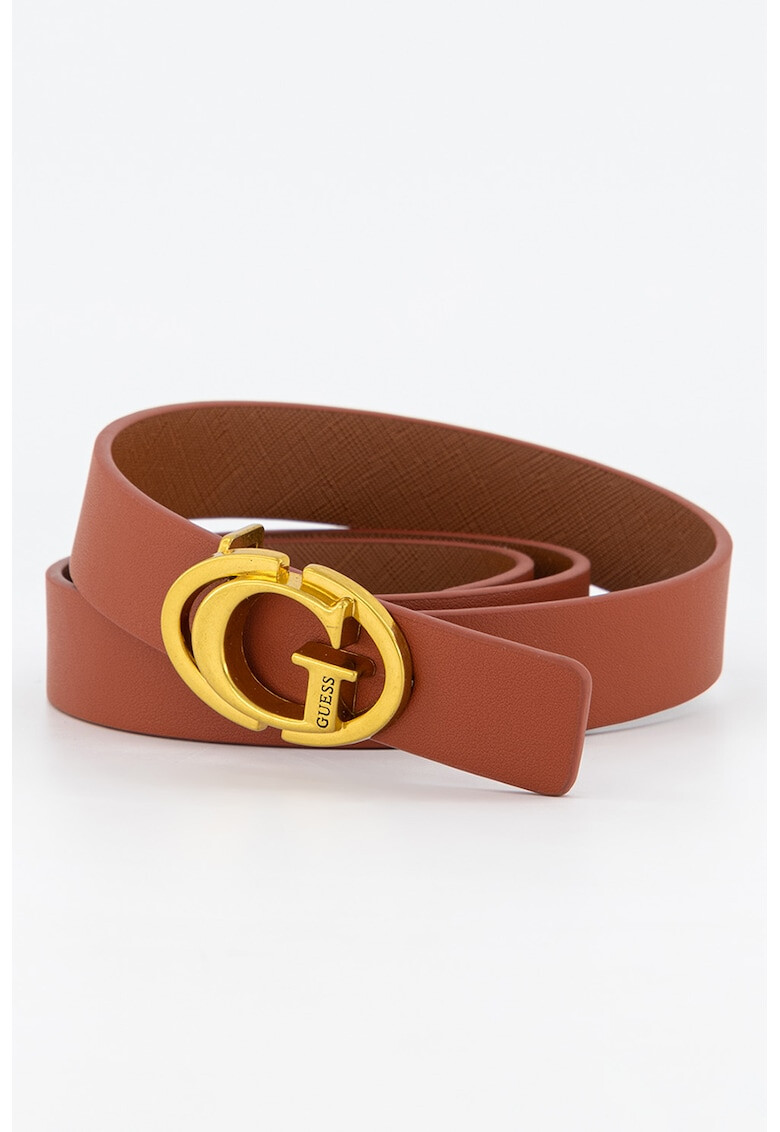 Guess Curea reversibila de piele ecologica cu logo pe catarama - Pled.ro