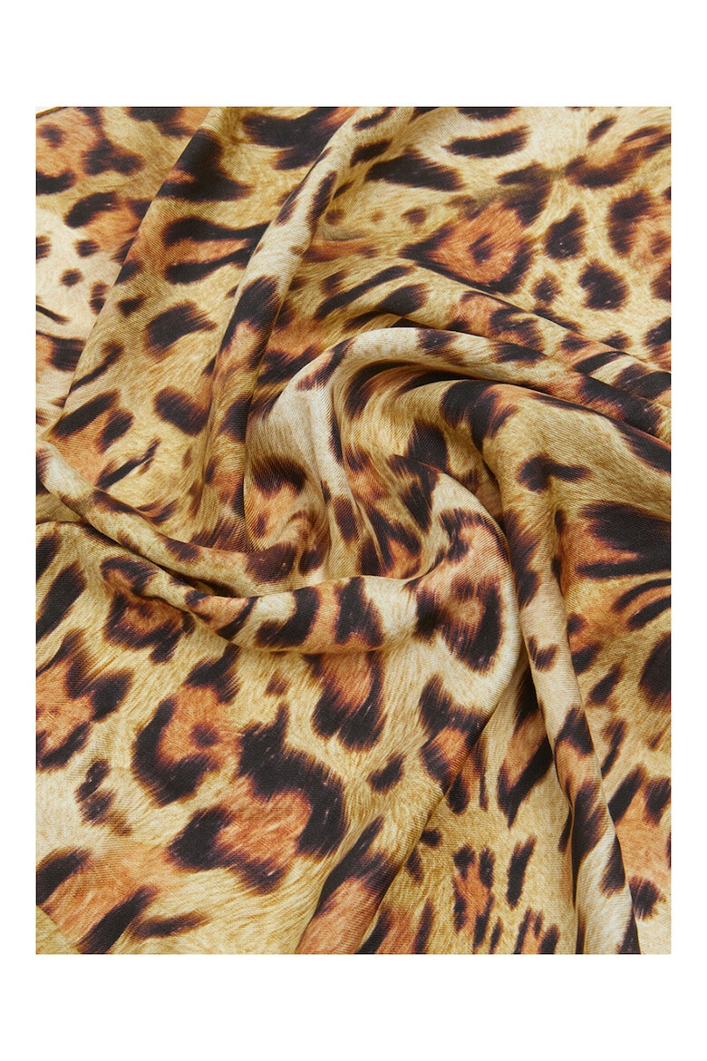 GUESS Esarfa din amestec de modal si matase cu animal print - Pled.ro