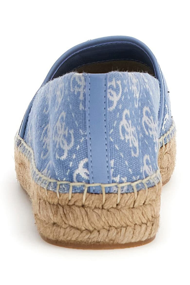 GUESS Espadrile cu logo si garnituri de piele - Pled.ro