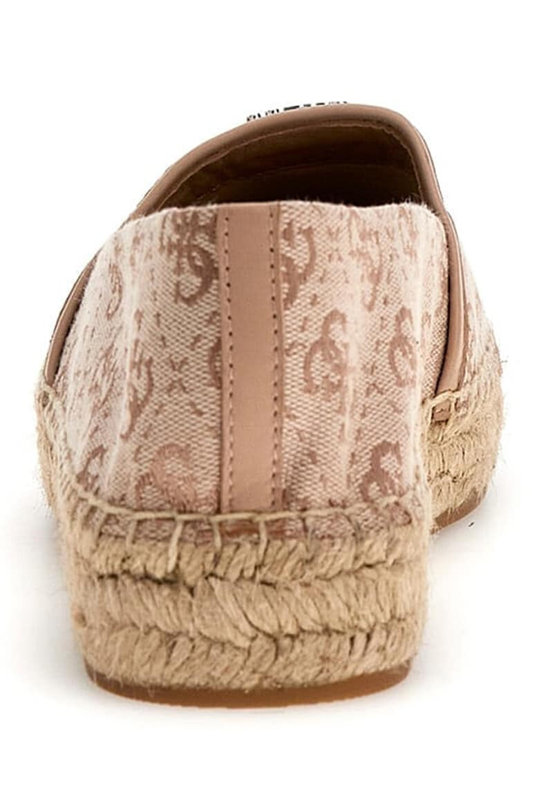 GUESS Espadrile cu logo si garnituri de piele - Pled.ro