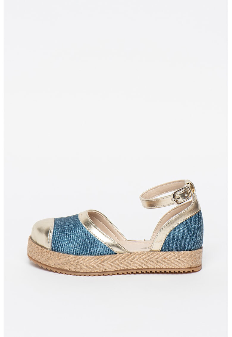 Guess Espadrile de denim cu detalii metalice - Pled.ro