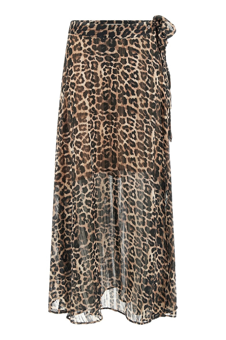 GUESS Fusta maxi cu animal print - Pled.ro