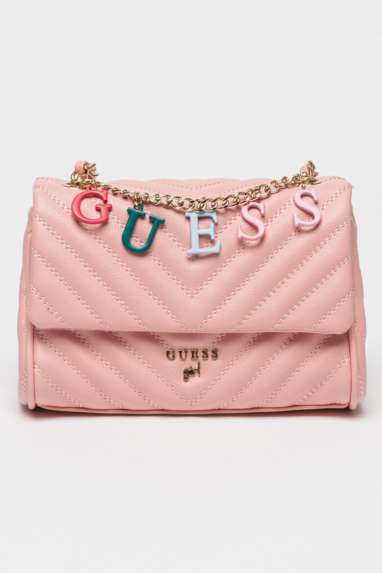 GUESS Geanta crossbody de piele ecologica cu logo - Pled.ro