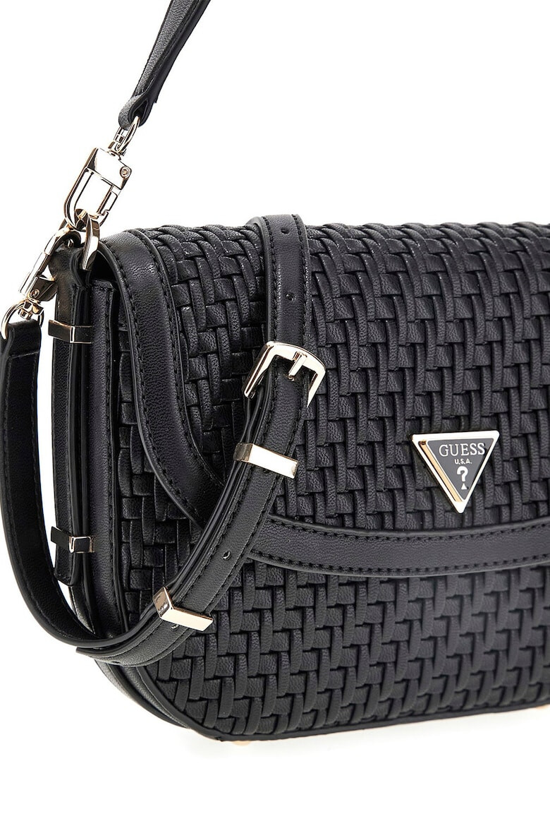 GUESS Geanta crossbody din piele ecologica cu clapa Murielle - Pled.ro