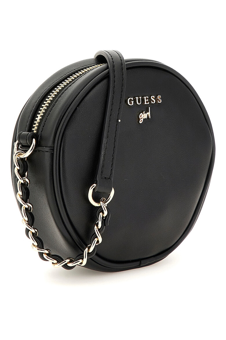 GUESS Geanta crossbody rotunda de piele ecologica - Pled.ro