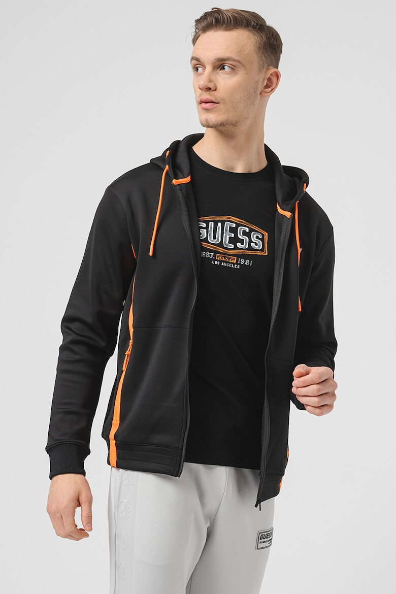 GUESS Hanorac cu logo pentru fitness - Pled.ro