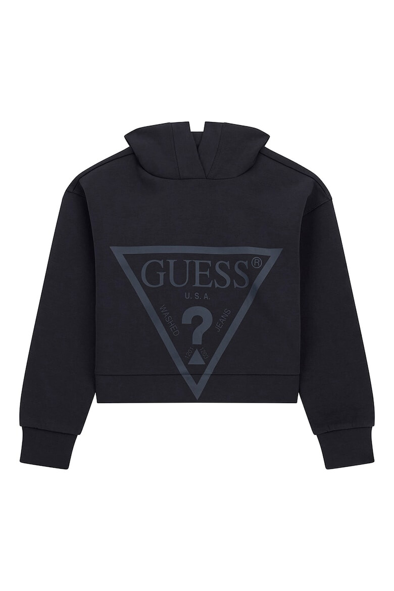 GUESS KIDS Hanorac din amestec de bumbac cu logo - Pled.ro