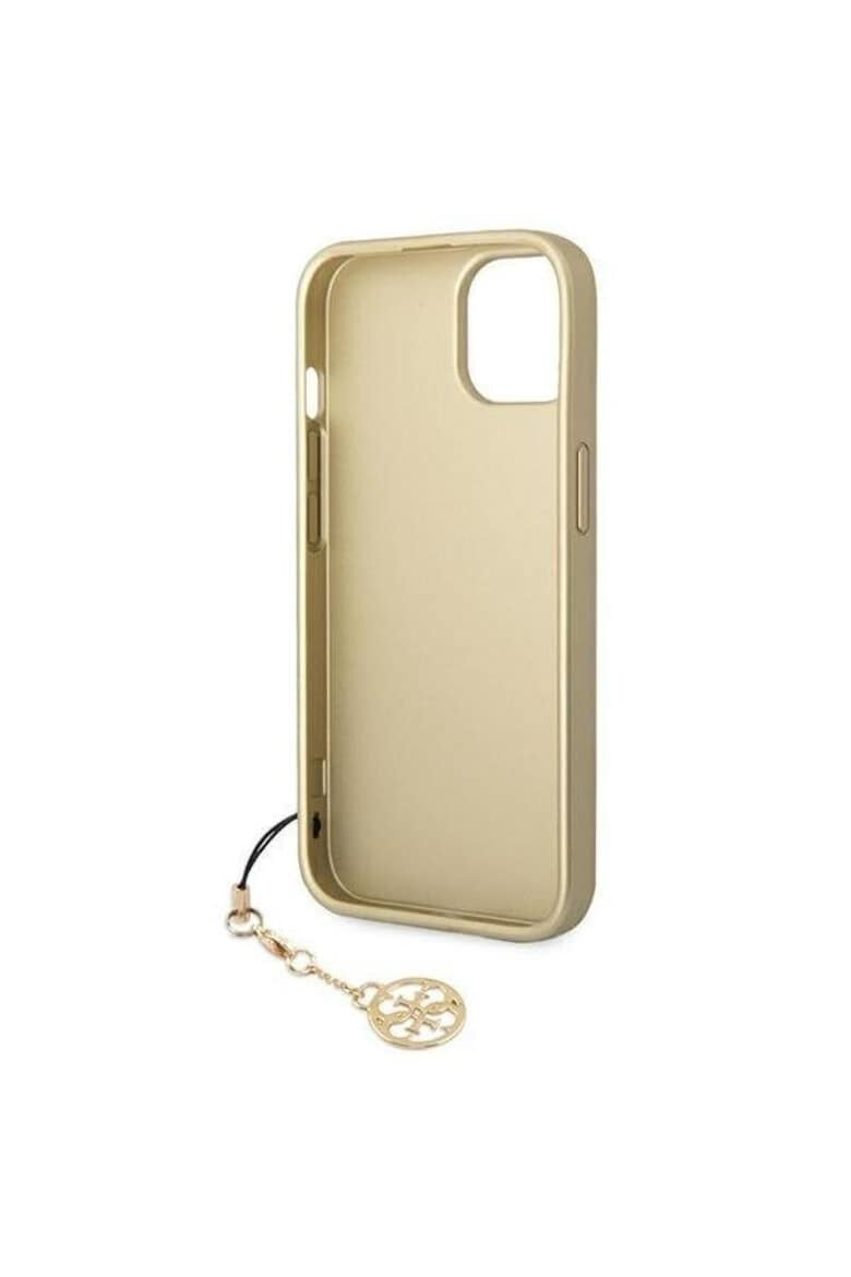 GUESS Husa de protectie 4G Charms pentru iPhone 14 Plus Maro - Pled.ro