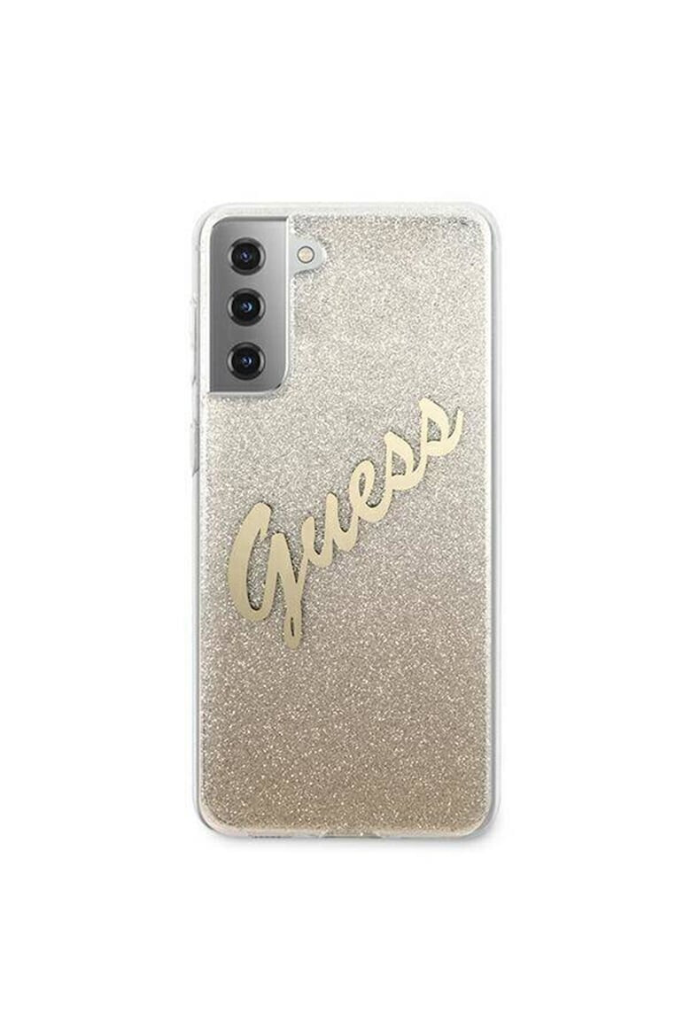 GUESS Husa de protectie Cover Glitter Gradient pentru Samsung Galaxy S21 Plus GUHCS21MPCUGLSGO Gold - Pled.ro