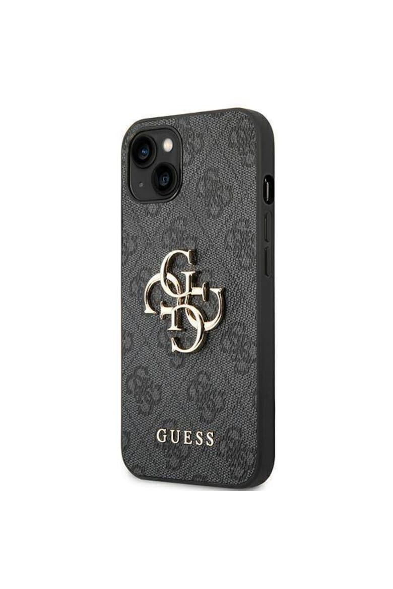 GUESS Husa de protectie cu logo metalic PU 4G pentru iPhone 14 Plus Gri - Pled.ro